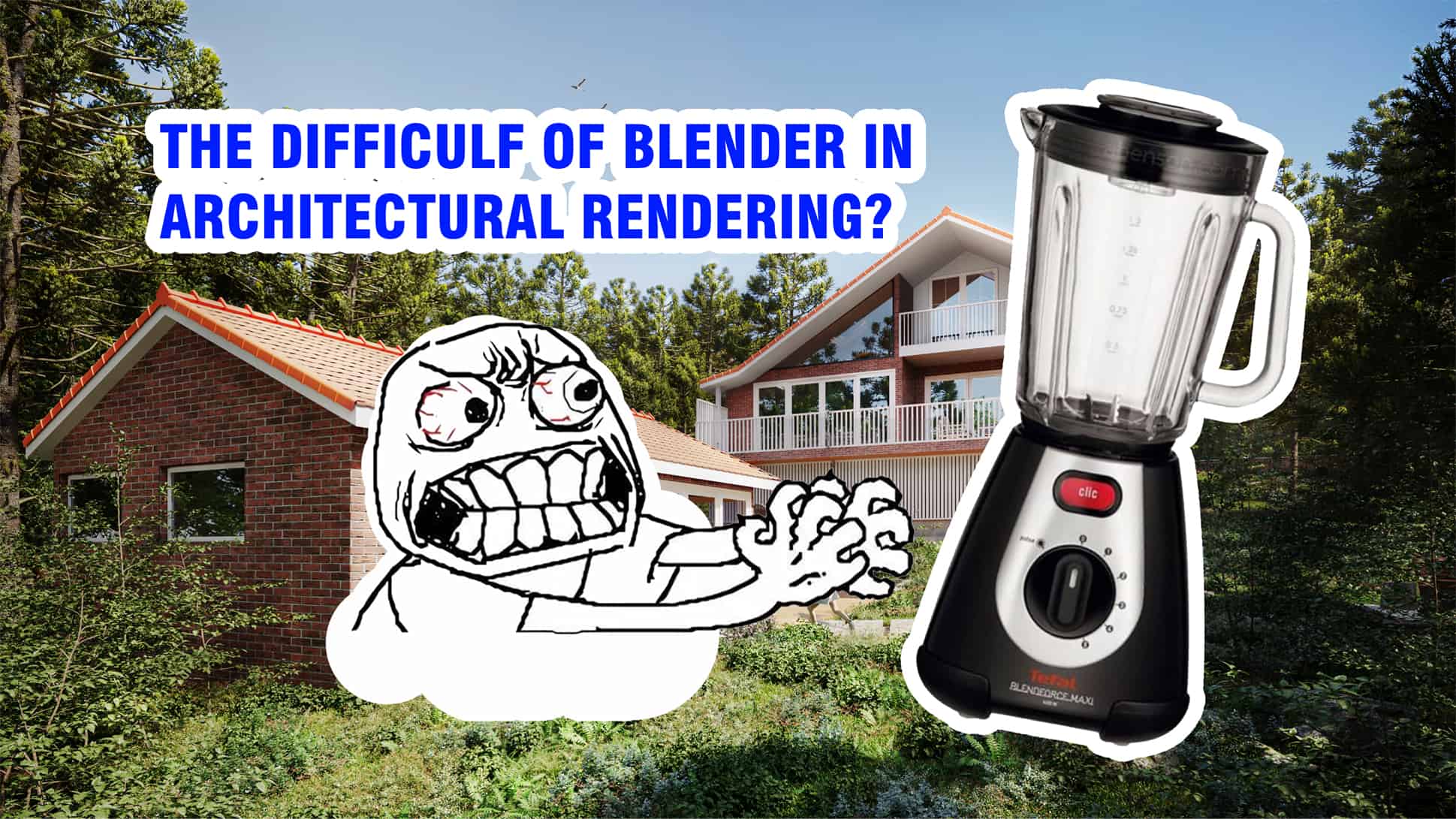 Difficulties with sing blender for Architecture